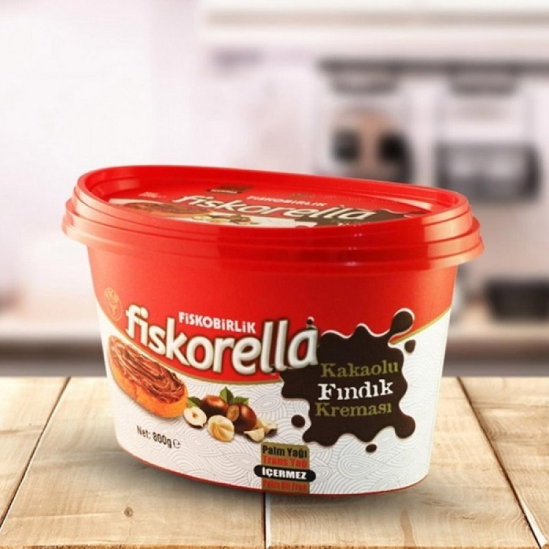 Fiskorella Kakaolu Fındık Kreması 800 Gr