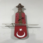 Kemençe Duvar Saati (Bayrak Temalı)